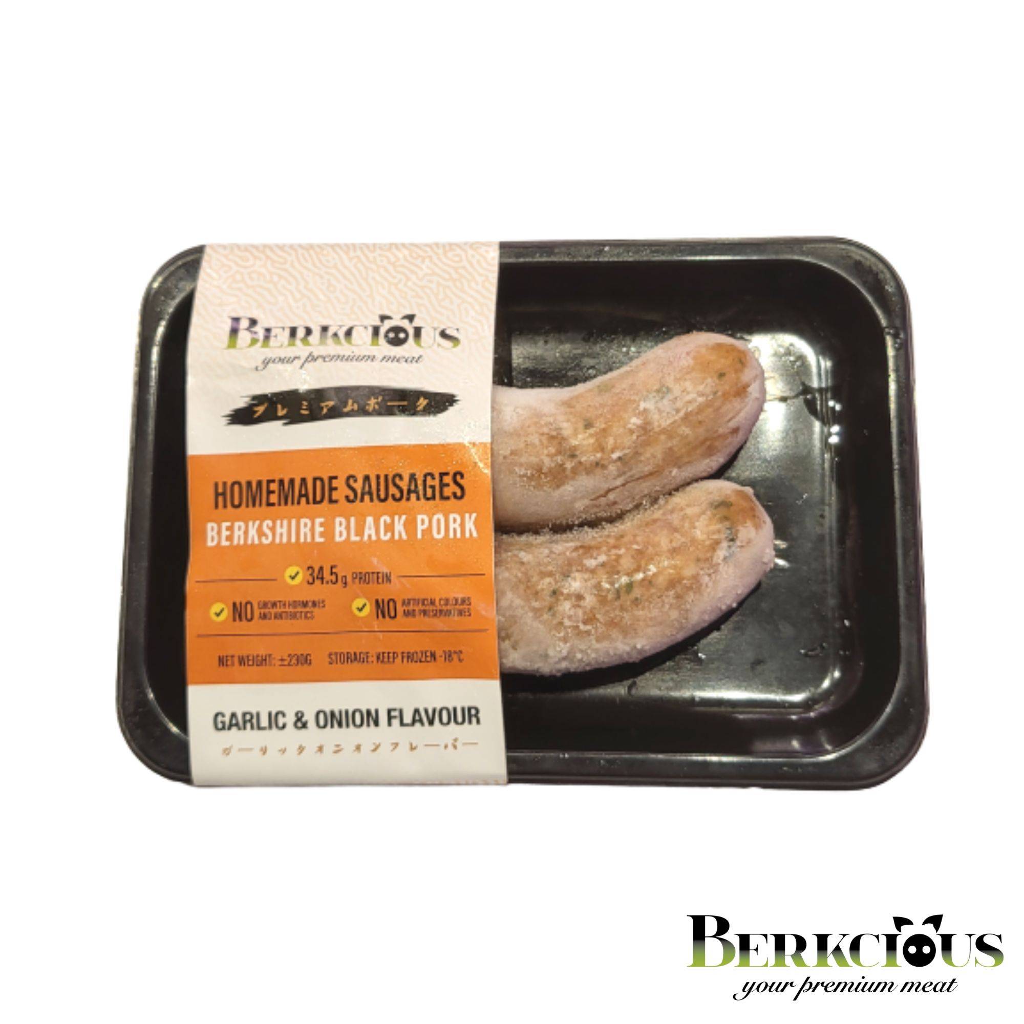 Berkcious Black Pork Sausage 230g